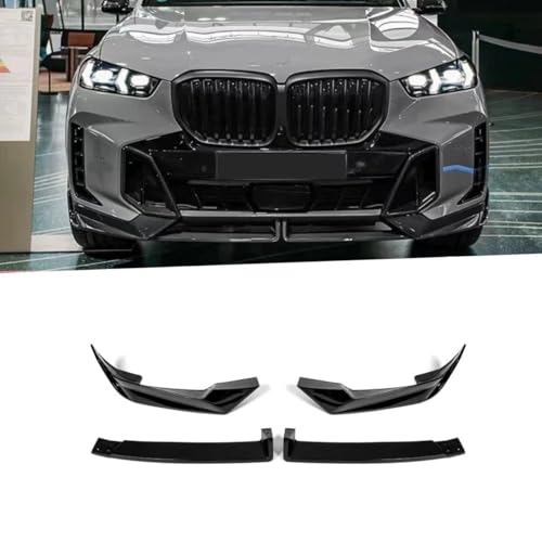WINGOT Auto Frontspoiler Für X5 G05 LCI MP 2023, Kratzfester Diffusor Spoiler, langlebiger Diffusor für Frontstoßstange Spoiler von WINGOT