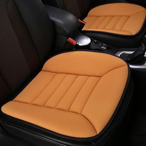 WINGOT Sitzkissen Auto Vordersitze Für Audi a6 c4 c5 c6 c7 c8 Avant Quattro allrad s-Line 1995-2023 2024, Autositzauflage Memory Schaum Sitzkissen, für Autositz, Bürostuhl und Alle Stühle,Orange von WINGOT
