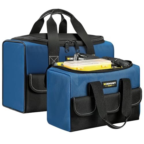 WINHUNT Werkzeugrucksack, Großer Multifunktionaler Rucksack mit Werkzeugtaschen, Strapazierfähig, Schwarz-Gelb WINHUNT Werkzeugrucksack, Großer Multifunktionaler Rucksack mit Werkzeugtaschen, Strapazierfähig, Schwarz-Gelb von WINHUNT