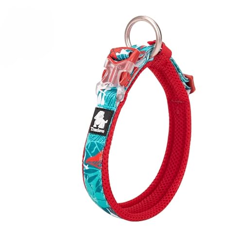 Truelove Blumen-Haustierhalsband, bestes gepolstertes Komfortkissen, Tarnung und sichere, verstellbare Schnalle, Gehen für kleine/mittelgroße/große Hunde, die im Freien laufenTLC5273 von WINHYEPET