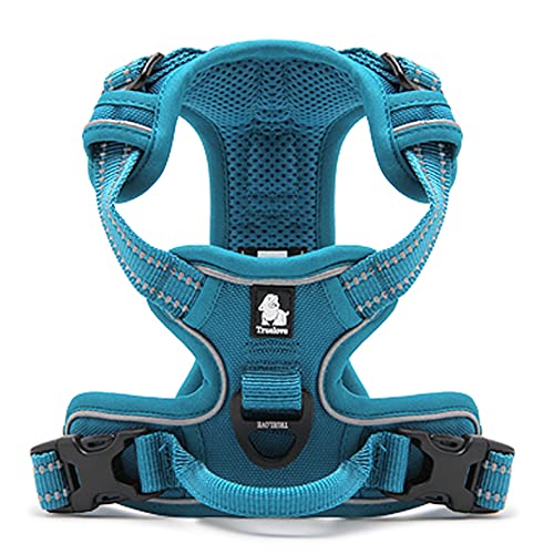 WINHYEPET Truelove Hundegeschirr No-Pull Reflektierendes verstellbar Haustiergeschirr mit 2 Leinenclips, einfachem Steuergriff für kleine, zum mittelgroße und große Hunde, TLH5651 WINHYEPET Truelove Hundegeschirr No-Pull Reflektierendes verstellbar Haustiergeschirr mit 2 Leinenclips, einfachem Steuergriff für kleine, zum mittelgroße und große Hunde, TLH5651 von WINHYEPET