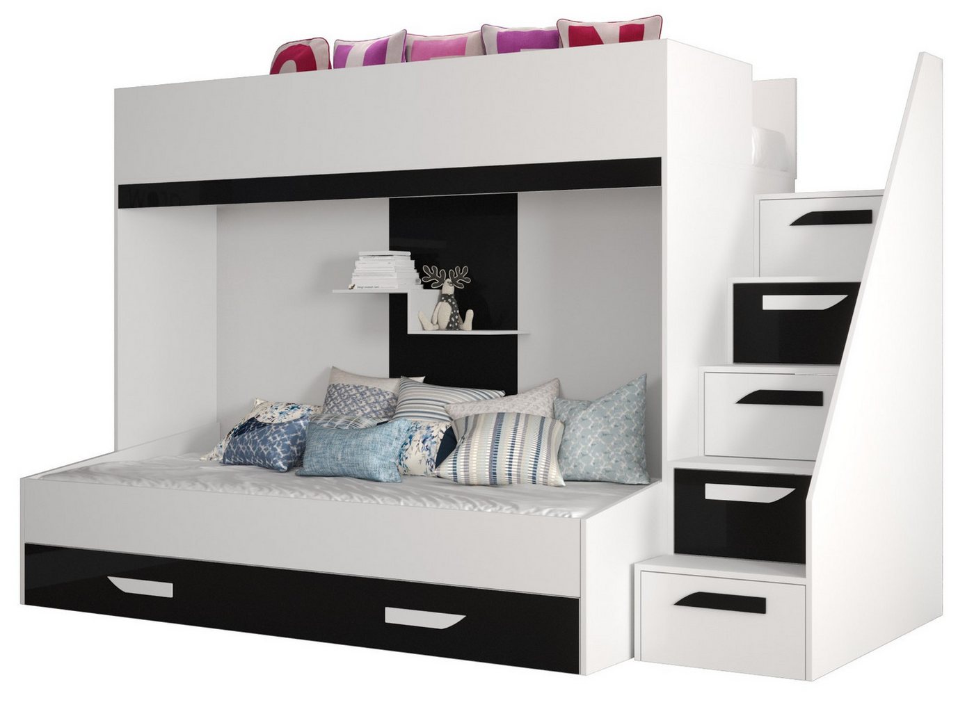 ABIKS MÖBEL Etagenbett PARTY 16 Hochbett für Kinder, Jugendliche mit Stauraum ABIKS MÖBEL Etagenbett PARTY 16 Hochbett für Kinder, Jugendliche mit Stauraum von ABIKS MÖBEL