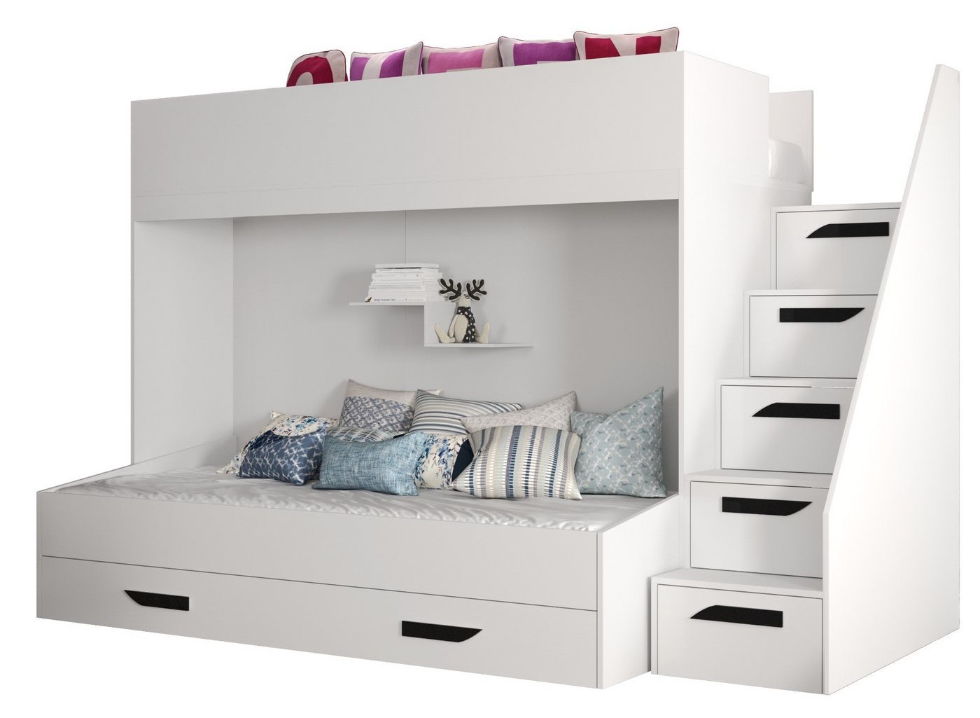 ABIKS MÖBEL Etagenbett PARTY 16 Hochbett für Kinder, Jugendliche mit Stauraum ABIKS MÖBEL Etagenbett PARTY 16 Hochbett für Kinder, Jugendliche mit Stauraum von ABIKS MÖBEL