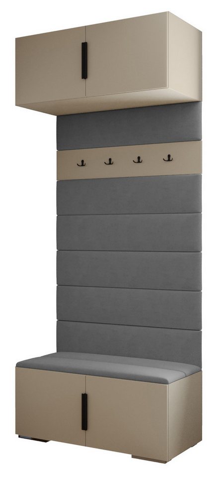 ABIKS MÖBEL Garderoben-Set Inova 1 Sitz, Schrank mit Regalen, Kleiderbügeln, Aufbewahrungsbox ABIKS MÖBEL Garderoben-Set Inova 1 Sitz, Schrank mit Regalen, Kleiderbügeln, Aufbewahrungsbox von ABIKS MÖBEL