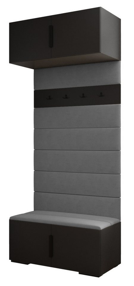 ABIKS MÖBEL Garderoben-Set Inova 1 Sitz, Schrank mit Regalen, Kleiderbügeln, Aufbewahrungsbox von ABIKS MÖBEL