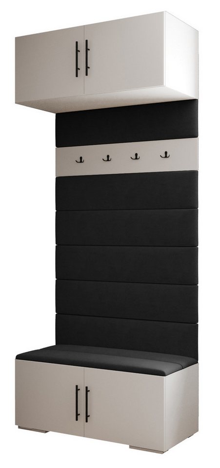 ABIKS MÖBEL Garderoben-Set Inova 3 Sitz, Schrank mit Regalen, Kleiderbügeln, Aufbewahrungsbox ABIKS MÖBEL Garderoben-Set Inova 3 Sitz, Schrank mit Regalen, Kleiderbügeln, Aufbewahrungsbox von ABIKS MÖBEL