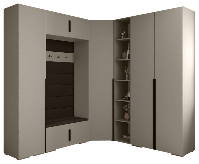 ABIKS MÖBEL Kompaktgarderobe INOVA 1 SATZ 2 Möbelset, Garderobe mit Kleiderstange und Regalen ABIKS MÖBEL Kompaktgarderobe INOVA 1 SATZ 2 Möbelset, Garderobe mit Kleiderstange und Regalen von ABIKS MÖBEL