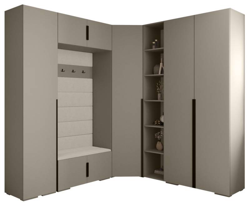ABIKS MÖBEL Kompaktgarderobe INOVA 1 SATZ 2 Möbelset, Garderobe mit Kleiderstange und Regalen ABIKS MÖBEL Kompaktgarderobe INOVA 1 SATZ 2 Möbelset, Garderobe mit Kleiderstange und Regalen von ABIKS MÖBEL