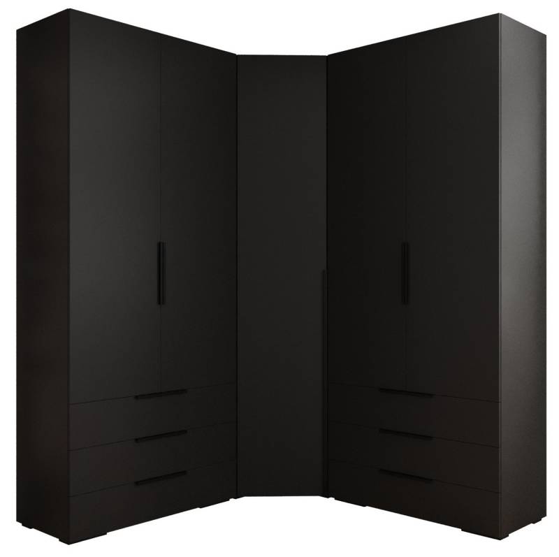 ABIKS MÖBEL Kompaktgarderobe INOVA 1 SATZ 7 Möbelset, Garderobe mit Kleiderstange und Regalen von ABIKS MÖBEL