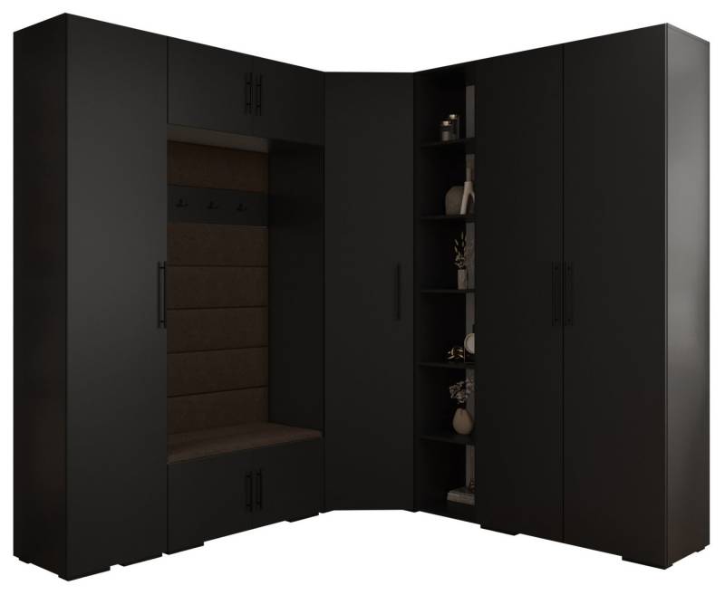 ABIKS MÖBEL Kompaktgarderobe INOVA 3 SATZ 2 Möbelset, Garderobe mit Kleiderstange und Regalen ABIKS MÖBEL Kompaktgarderobe INOVA 3 SATZ 2 Möbelset, Garderobe mit Kleiderstange und Regalen von ABIKS MÖBEL