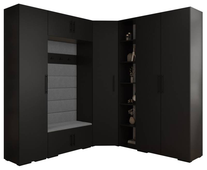 ABIKS MÖBEL Kompaktgarderobe INOVA 3 SATZ 2 Möbelset, Garderobe mit Kleiderstange und Regalen ABIKS MÖBEL Kompaktgarderobe INOVA 3 SATZ 2 Möbelset, Garderobe mit Kleiderstange und Regalen von ABIKS MÖBEL