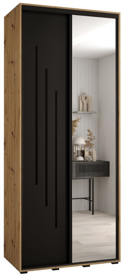 ABIKS MÖBEL Schwebetürenschrank Davos 9 Schlafzimmerschrank mit Spiegel, Kleiderstange und Regalen ABIKS MÖBEL Schwebetürenschrank Davos 9 Schlafzimmerschrank mit Spiegel, Kleiderstange und Regalen von ABIKS MÖBEL