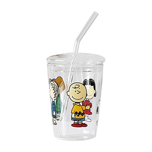 Winiaer Snoopy Kunststoffbecher mit Deckel, wiederverwendbar Winiaer Snoopy Kunststoffbecher mit Deckel, wiederverwendbar von WINIAER