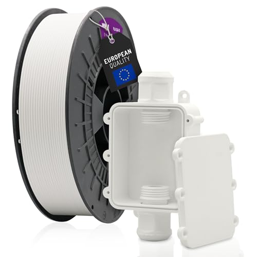 WINKLE Fireproof PLA Filament UL94-V0 1.75mm 750g Weiß, 3D Drucker Filament, 3D-Druckmaterialien, Maßgenauigkeit +/- 0.05mm, Leicht zu Druckendes Feuerfestes und Elektrisch Isolierendes Filament von WINKLE FEED YOUR PRINTER
