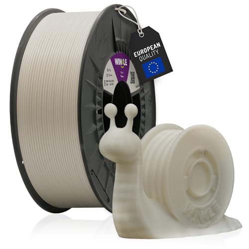 WINKLE PLA HD Filament 1.75mm Perlmutt, 1kg Spule, 3D Drucker Filament Kompatibel mit FDM Druckern, 3D-Druckmaterialien, Maßgenauigkeit +/- 0.05mm, Bioabbaubar Leicht zu Bedrucken von WINKLE FEED YOUR PRINTER