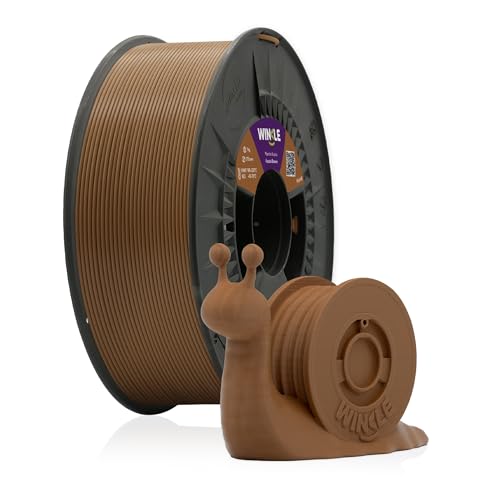 Winkle PLA Filament | Pla 1,75 mm | Filamentdruck | 3D-Drucker | 3D-Filament | Farbe Akazie braun | Spule 1000 g von Winkle