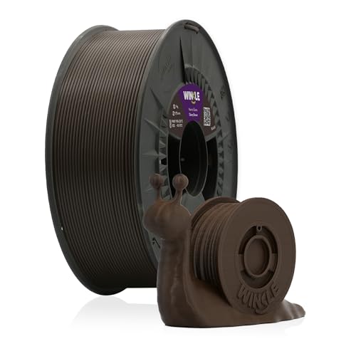 Winkle PLA Filament | Pla 1,75 mm | Filamentdruck | 3D-Drucker | 3D-Filament | Farbe Ebenholz | Spule 1000 g von Winkle