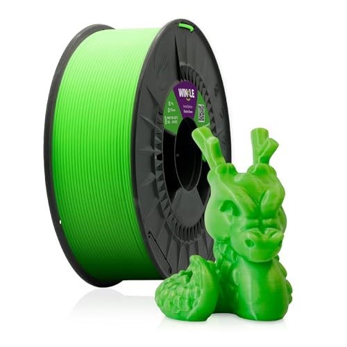 Winkle PLA-Filament | Pla 1,75 mm | Filamentdruck | 3D-Drucker | 3D-Filament | Fluoreszierende Grün | Spule 1000 g von Winkle