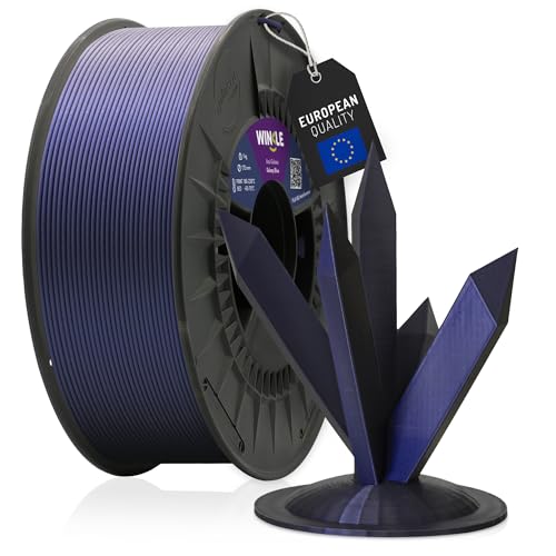 WINKLE PLA HD Interferenz Filament 1.75mm Galaxie Blau, 1kg Spule, 3D Drucker Filament Kompatibel mit FDM Druckern, 3D-Druckmaterialien, Maßgenauigkeit +/- 0.05mm, Leicht zu Bedrucken WINKLE PLA HD Interferenz Filament 1.75mm Galaxie Blau, 1kg Spule, 3D Drucker Filament Kompatibel mit FDM Druckern, 3D-Druckmaterialien, Maßgenauigkeit +/- 0.05mm, Leicht zu Bedrucken von WINKLE FEED YOUR PRINTER
