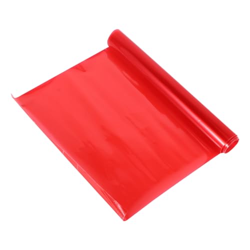 WINOMO Rote Scheinwerfer Tönungsfolie 120x30cm Auto Wasserdicht Auto Scheinwerfer Folie Rückleuchten Nebelscheinwerfer Tönungsfolie Aufkleber Rot Auto Folie von WINOMO