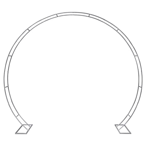 Doppelte Stange Hochzeitsbogen, 2.75×2.4m Runde Hochzeitsständer mit 2* Quadratische Füße ,Doppelte Stange für Geburtstag, Party, Hochzeit und Jahrestag Doppelte Stange Hochzeitsbogen, 2.75×2.4m Runde Hochzeitsständer mit 2* Quadratische Füße ,Doppelte Stange für Geburtstag, Party, Hochzeit und Jahrestag von WINPANG