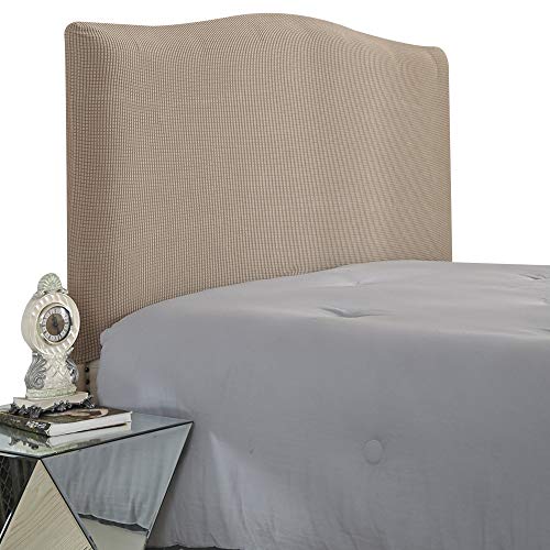 WINS Bett Kopfteil Hussen Stretch Bett Kopfteil Abdeckung Bettkopfteil Bezug staubdicht Kopfteilbezug Schlafzimmer Dekor Sand von Turlte
