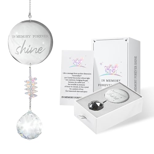 Trauergeschenk, Beileid Geschenk, Gedenkgeschenke für Den Verlust Eines Geliebten Menschen, Abschiedsgeschenk, Kristall Sonnenfänger Hängende Ornament, Weihnachten, Erntedankfest Geschenke Trauergeschenk, Beileid Geschenk, Gedenkgeschenke für Den Verlust Eines Geliebten Menschen, Abschiedsgeschenk, Kristall Sonnenfänger Hängende Ornament, Weihnachten, Erntedankfest Geschenke von WINUSD