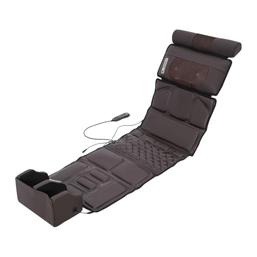 WINZING Ganzkörper Massagematte mit Fußmassagegerät - 9 Programme für Sofa/Bürostuhl/Esszimmer, Timer 10-30 Min, Universelles Massagekissen gegen Verspannungen von WINZING