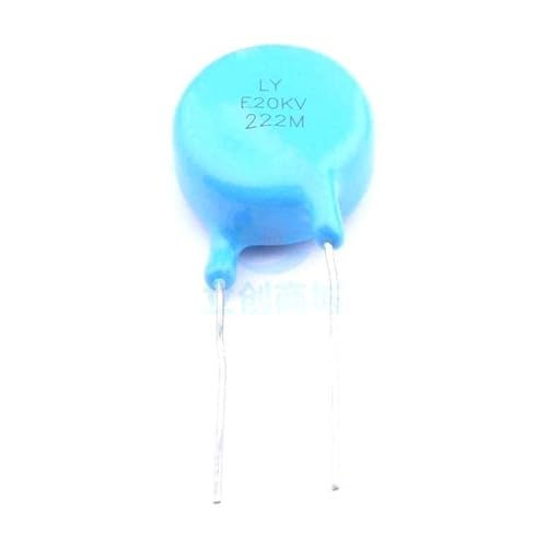 WIOSEN 2 Stück Dip-Keramikkondensator 2,2 nF ± 20% 20 kV Radialleitung, P = 10 mm CT81-20KV-2E4-222M von WIOSEN