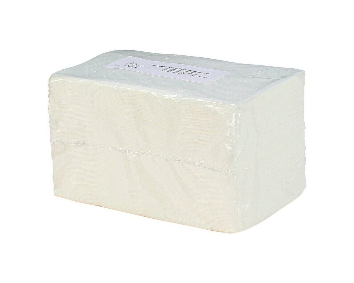 WIPEX Papierhandtuch, 1-lagig, Zellstoff, 1/4-Faltung, 24x38 cm, hochweiß, 1000 Tücher von WIPEX