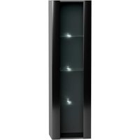 Hängevitrine VIVIEN schwarz schwarz glanz B/H/T: ca. 40x140x30 cm von WIPMEB