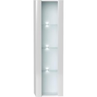 Hängevitrine VIVIEN weiß weiß glanz B/H/T: ca. 40x30x140 cm von WIPMEB