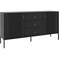 Kommode ISEO schwarz B/H/T: ca. 154,5x79x39 cm von WIPMEB