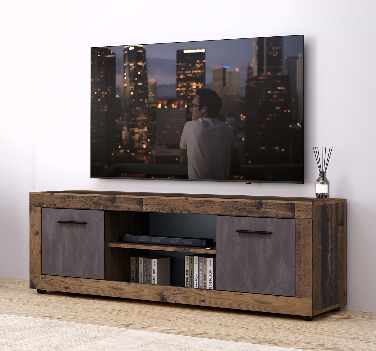 Lowboard 140 Fernsehkommode Fernsehtisch TV-Kommode Möbel Old Style / Matera Lowboard 140 Fernsehkommode Fernsehtisch TV-Kommode Möbel Old Style / Matera von WIPMEB