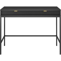 Schminktisch SCHMINKTISCH AURA AU05 schwarz gold Optik B/H/T: ca. 140x78x50 cm von WIPMEB