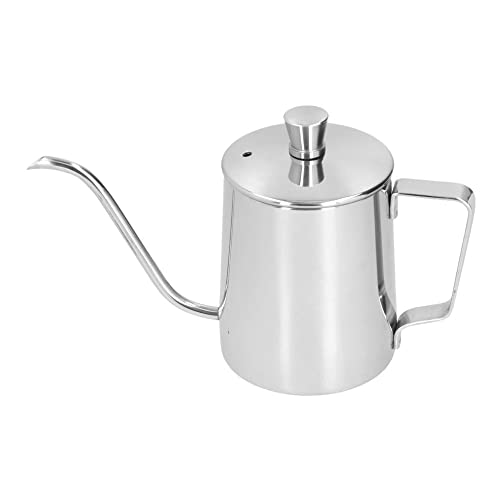 Wasserkocher for Übergießen von Kaffee, 11,83 Unzen/350 ml, Edelstahl-Handtropfkaffeemaschine for den Einsatz zu Hause und im Büro von WIPPWER