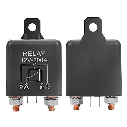 Auto-LKW-Motor-Kfz-Relais 24 V/12 V 200 A/100 A/120 A Kontinuierlicher Typ KFZ-Modular-Relais 1 Stück(24V4.8W100A) von WIQOLESVL