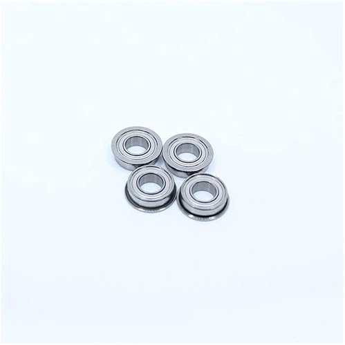 TMP1105 Flanschkugellager SF697ZZ Flanschlager 10 Stück SF697 Z ZZ doppelt geschirmte Edelstahl-Flansch-Rillenkugellager SF697Z F697 Z 7 x 17 x 5 mm von WIQOLESVL