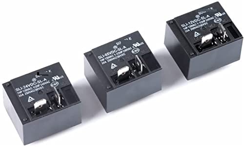 WIQOLESVL 1 Stück Leistungsrelais SLI-05VDC-SL-A SLI-12VDC-SL-A SLI-24VDC-SL-A 5V 12V 24V 30A HF2160 4PIN Relais(SLI-05VDC-SL-A) von WIQOLESVL
