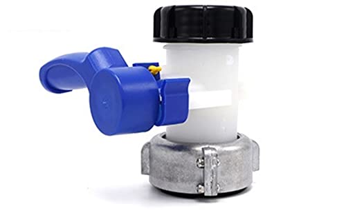 WIQOLESVL Kunststoff DN40 62MM Ventil for IBC Tank Container 1000L Schalter IBC Tank Adapter 1St WIQOLESVL Kunststoff DN40 62MM Ventil for IBC Tank Container 1000L Schalter IBC Tank Adapter 1St von WIQOLESVL