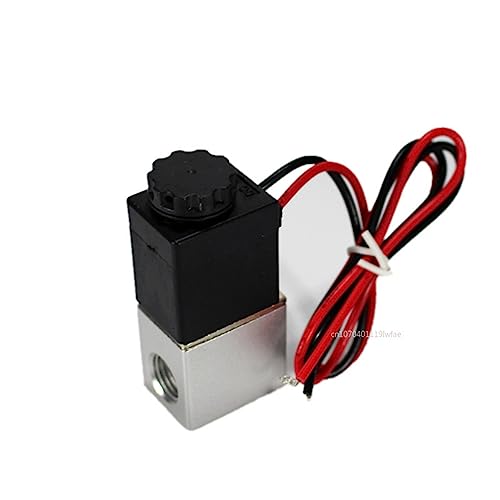 WIQOLESVL Normalerweise offenes Messing-Magnetventil 1/8 Zoll DC 12 V 24 V AC 110 V 220 V 380 V 2-Wege-Luftkompressor-Magnetventil Pneumatikventile(12V-Normally Open) von WIQOLESVL