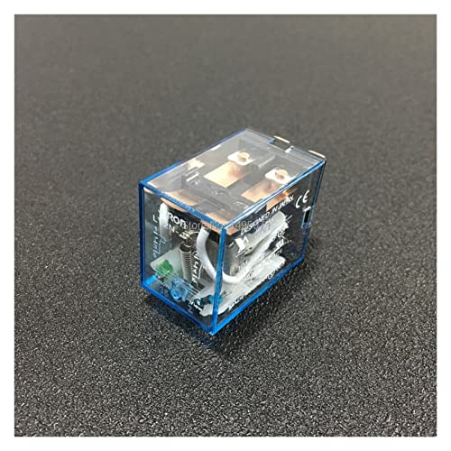 WIQOLESVL Relais 1 Stück LY2NJ 12 VDC 24 VDC 110 VAC 220 VAC Spulenleistungsrelais Mini-Allzweckrelais 8 Pins DPDT 10 A LY2N-J HH62P JQX-13F LY2(DC 24V) von WIQOLESVL