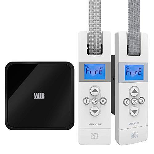 WIR Connect V6 Gateway mit 2 Stück eWickler eW840-F, elektrischer Unterputz-Gurtwickler, 23mm Gurtband, bis 50Kg, Mediola und Alexa kompatibel von WIR elektronik