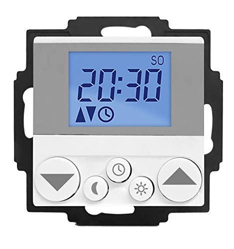 WIR elektronik eUHR eU220, Zeitschaltuhr zur Steuerung von Rollläden, Jalousien, Markisen über gängige Rohrmotoren, Manualbetrieb per Drucktasten o. Automatikbetrieb mit Schaltzeiten (Verkehrsweiß) WIR elektronik eUHR eU220, Zeitschaltuhr zur Steuerung von Rollläden, Jalousien, Markisen über gängige Rohrmotoren, Manualbetrieb per Drucktasten o. Automatikbetrieb mit Schaltzeiten (Verkehrsweiß) von WIR elektronik