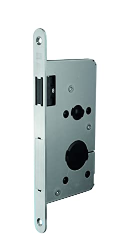 eSCHLOSS eSCH320, elektronisches Einsteckschloss mit Schräg-/Magnetfalle, Panikfunktion, Hotel-/Büromodus, für bis zu 97 RFID-Transponder (Panikfunktion links, Magnetfalle) von WIR elektronik