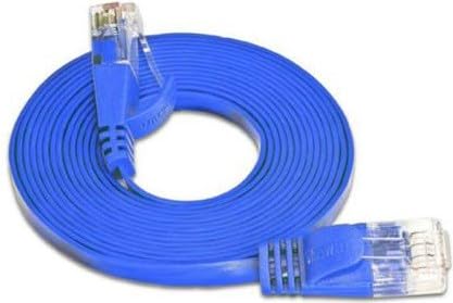 SLIM KAT6 Slimpatchkabel, U/UTP, flach, blau von WIREWIN