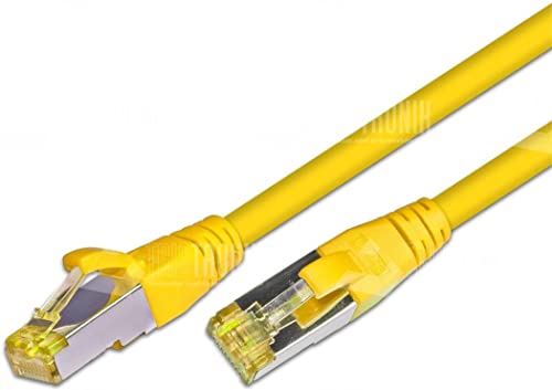 WIREWIN Cat.6A AWG26 0.25m Netzwerkkabel 0,25m gelb von WIREWIN
