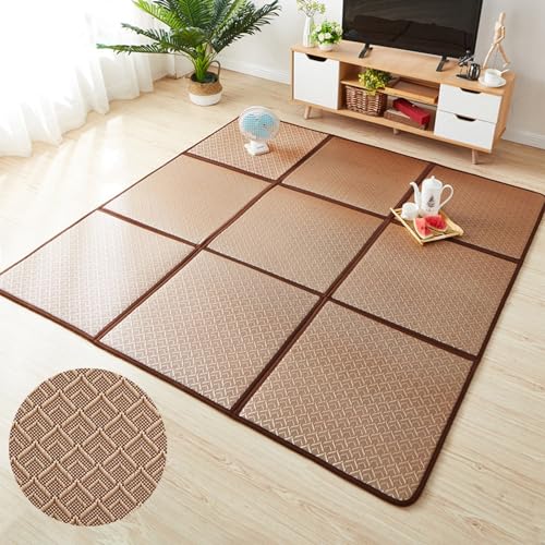Rattan Tatami-Bodenmatte Faltbar,Japanische Tatami-Matte Schlafmatte Sommer Atmungsaktive Kühlunterlage, Rutschfeste Krabbelmatte Spielmatte Kinder mit Aufbewahrungstasche für Wohnzimmer Schlafzimmer( Rattan Tatami-Bodenmatte Faltbar,Japanische Tatami-Matte Schlafmatte Sommer Atmungsaktive Kühlunterlage, Rutschfeste Krabbelmatte Spielmatte Kinder mit Aufbewahrungstasche für Wohnzimmer Schlafzimmer( von WIRMEC