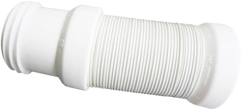 Wisa Abflussschlauch Flexifon DN 100 30 - 65 cm verstellbar, weiß von WISA