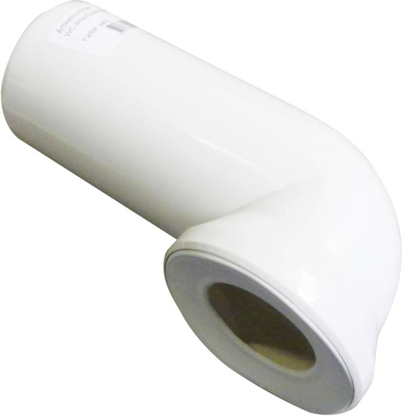 Wisa WC-Anschlußbogen Uni 90° weiß, 23 cm von WISA